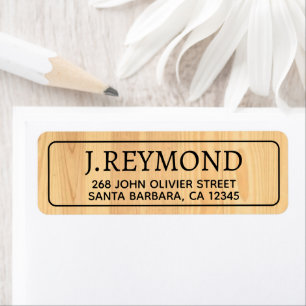 Etiqueta Familia o nombre comercial   madera rústica de ape