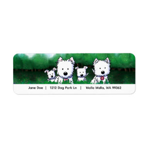 Etiqueta Familia Westie 