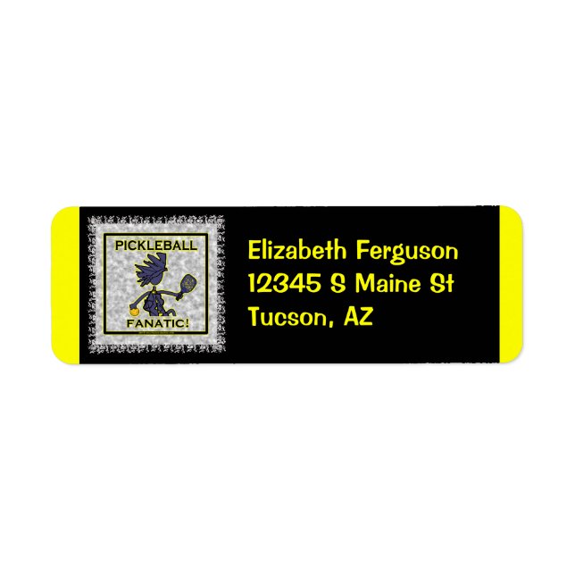 Etiqueta Fanático del baloncesto (Frente)