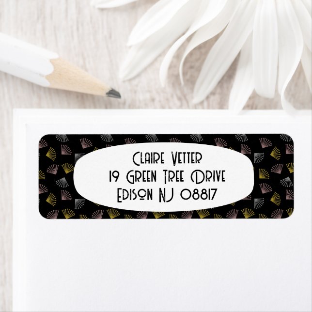 Etiqueta Fans del Art Deco (In situ)