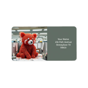 Etiqueta Fantasía Corta Papel Clip Bear
