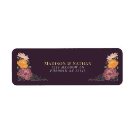 Etiqueta Fantasía Encantada Boda de Jardín Floral