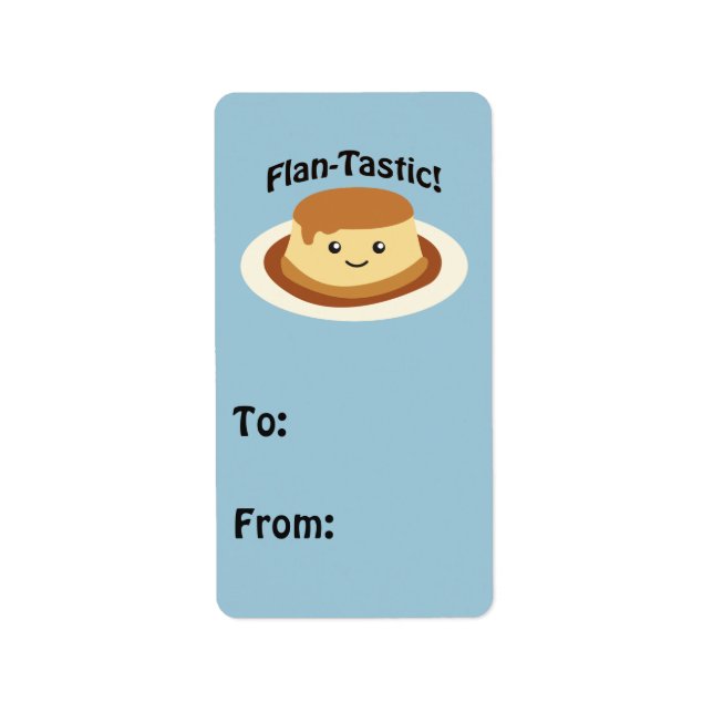 Etiqueta ¡Fantástico! Cute flan (Frente)