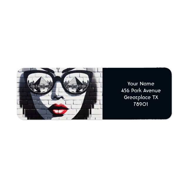 Etiqueta Fantasy Cuse Face Wall Egypt (Frente)