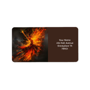 Etiqueta Fantasy Cute Grand Flames Flamenco