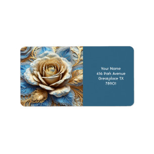 Etiqueta Fantasy Cute Lace Filigree Rosa