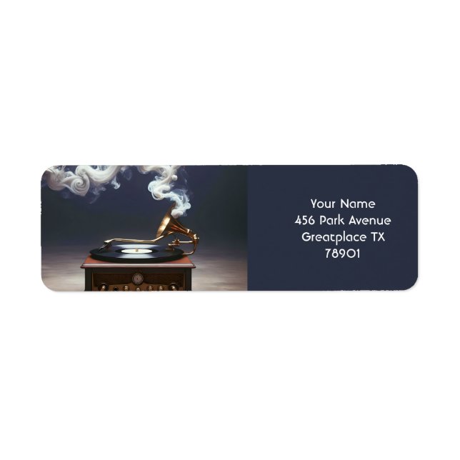 Etiqueta Fantasy Cute Music Dance Smoke (Frente)