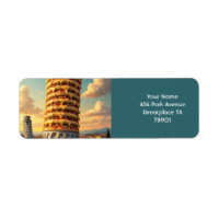 Fantasy Cute Pisa Tower Pizza