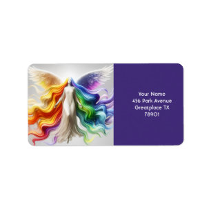 Etiqueta Fantasy Cute Prite Ángel Arcoiris