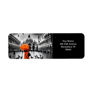 Etiqueta Fantasy Cute Vivid Naranja Coat Venice
