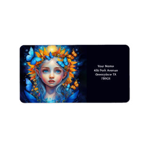 Etiqueta Fantasy Cute Vivit Baby Butterfly Fairy