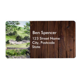 Etiqueta Farmhouse near Thirlmere Painting Wedding