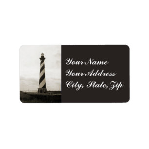 Etiqueta Faro de Cape Hatteras