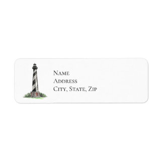 Etiqueta Faro de Cape Hatteras