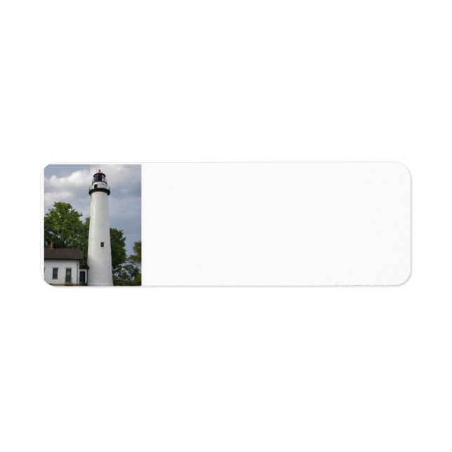 Etiqueta Faro de Pointe aux Barques (Frente)