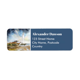 Etiqueta Faro de St Mary Whitley Bay Newcastle upon Tyne