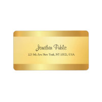 Faux Gold Modern Handwritten Script Template