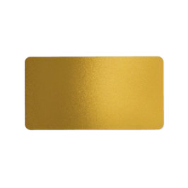 Etiqueta Faux Metalic Gold Lable