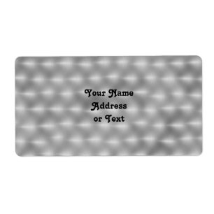 Etiqueta Faux Metalizado - Acero cepillado