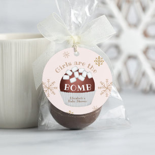 Etiqueta favorita de Baby Shower del Chica de la b