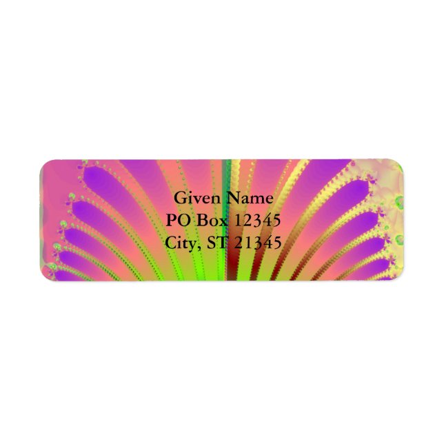Etiqueta Feathers de Carnaval (Frente)