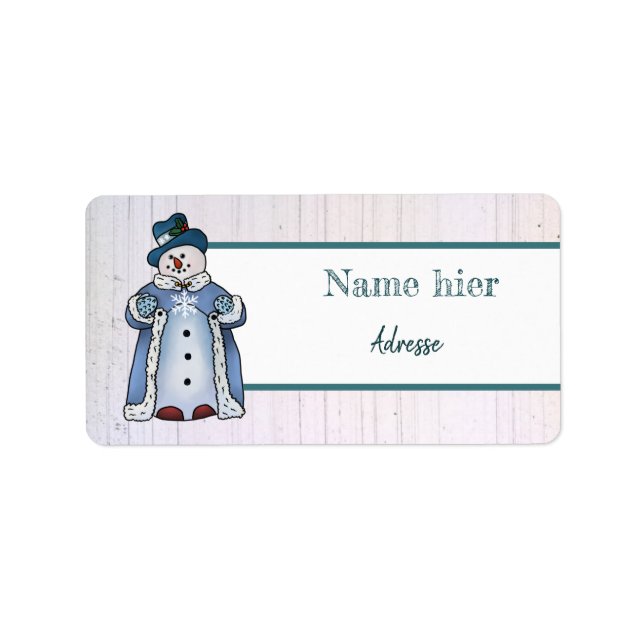 Etiqueta Feiner Schneemann (Frente)