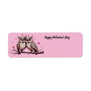 Etiqueta Felices búhos de San Valentín
