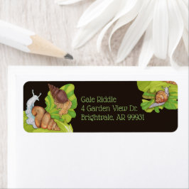 Etiqueta Felices caracoles de jardín en leafs