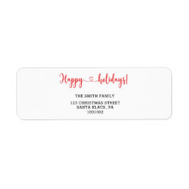 Etiqueta Felices fiestas