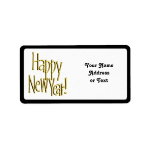 Etiqueta Feliz Año Nuevo