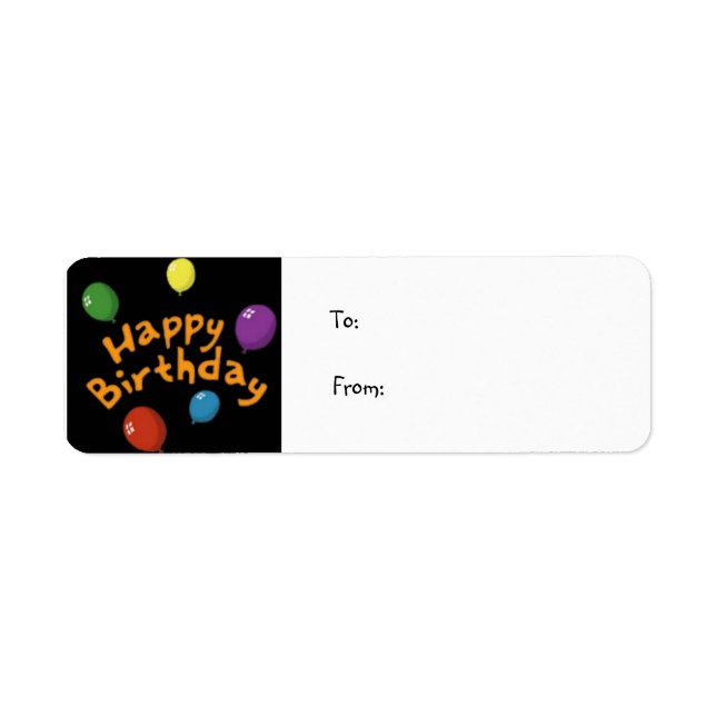 Etiqueta Feliz_cumpleaños, a:De: (Frente)