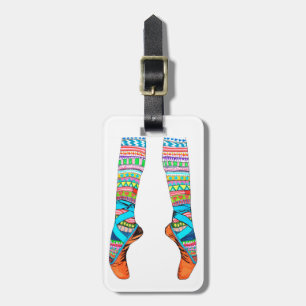 Etiqueta feliz del ballet