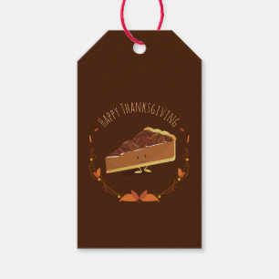 Etiqueta feliz del regalo de la rebanada el del