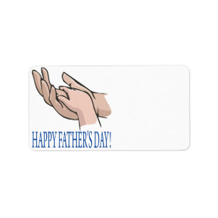 Etiqueta Feliz Día de los Padres