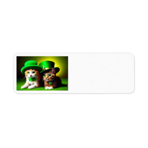 Etiqueta Feliz Día de San Patricio