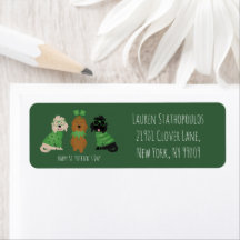 Feliz Día de San Patricio para los perros Goldendo