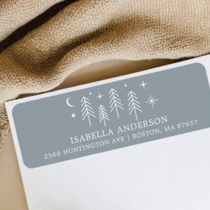 Etiqueta Feliz dirección Baby Shower de Camper