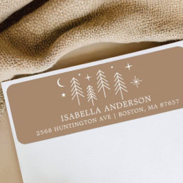 Etiqueta Feliz dirección Baby Shower de Camper