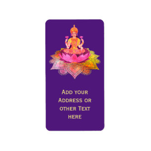 Etiqueta Feliz Diwali - Dios Lakshmi Deepalavi 4