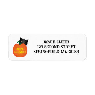 Etiqueta Feliz Halloween