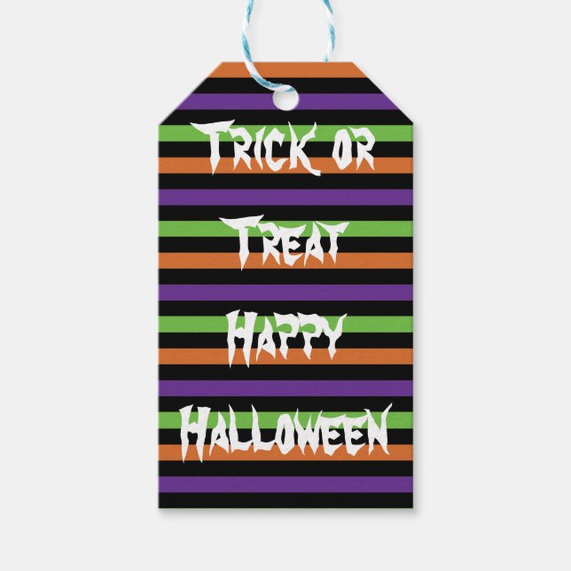 Etiqueta Feliz Halloween (Anverso)
