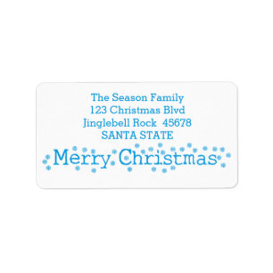 Etiqueta Feliz Navidad