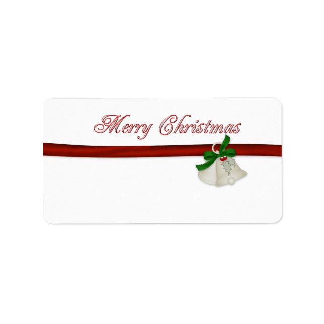 Etiqueta Feliz Navidad (Frente)