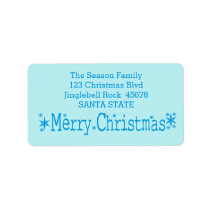 Etiqueta Feliz Navidad