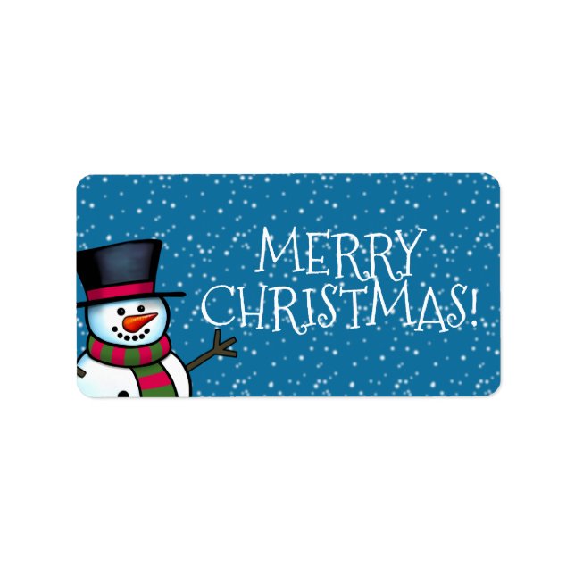 Etiqueta Feliz Navidad (Frente)