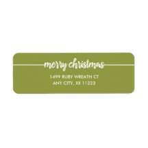 Feliz Navidad overlay dirección de retorno, cualqu