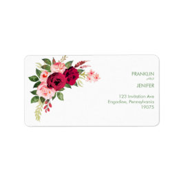 Etiqueta Feliz Navidad | Tipografía roja