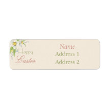 Feliz Pascua Dulce Floral Personalizada