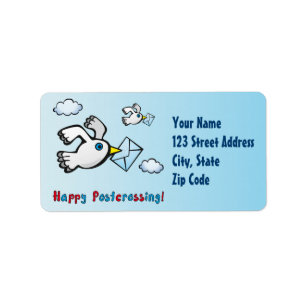 Etiqueta ¡Feliz Postal! - Poste de pichón.