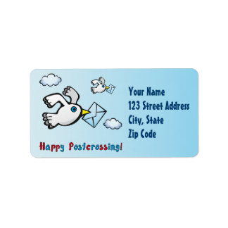 Etiqueta ¡Feliz Postal! - Poste de pichón.